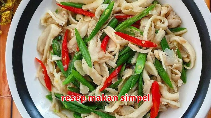 resep makan simpel