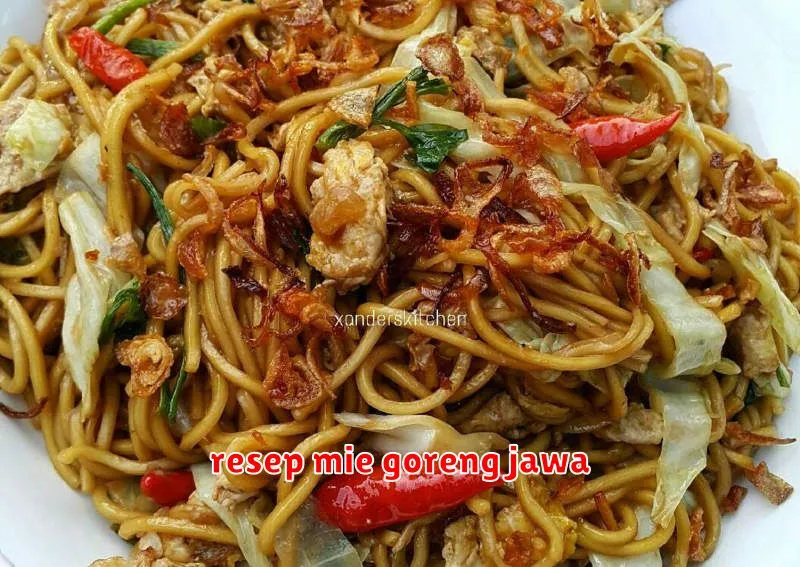 resep mie goreng jawa