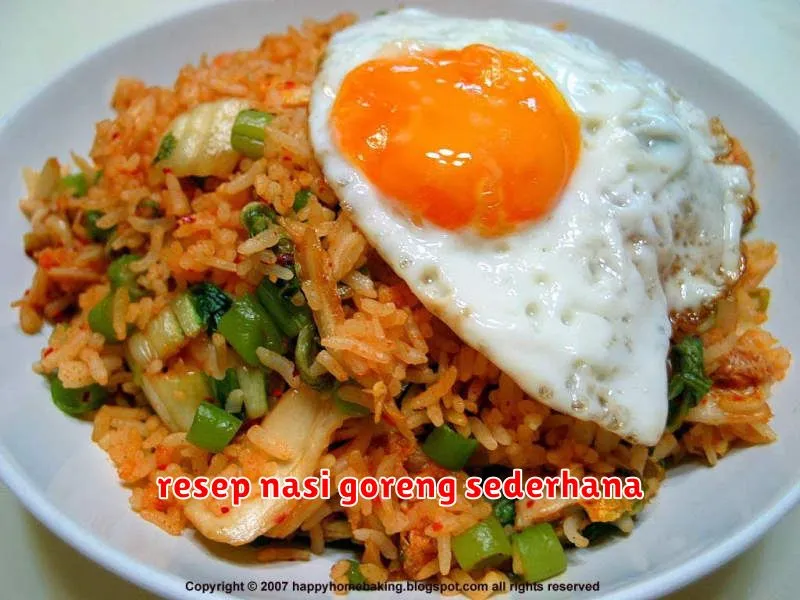 resep nasi goreng sederhana