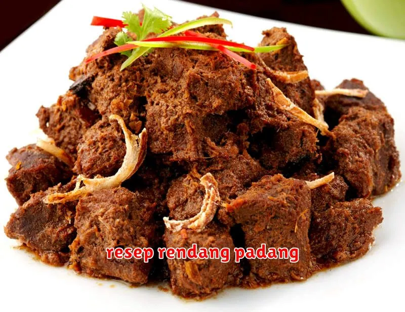 resep rendang padang