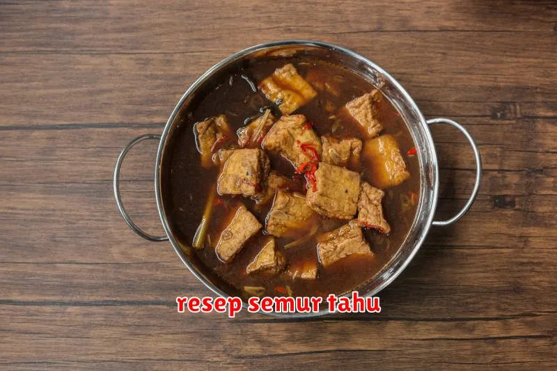 resep semur tahu