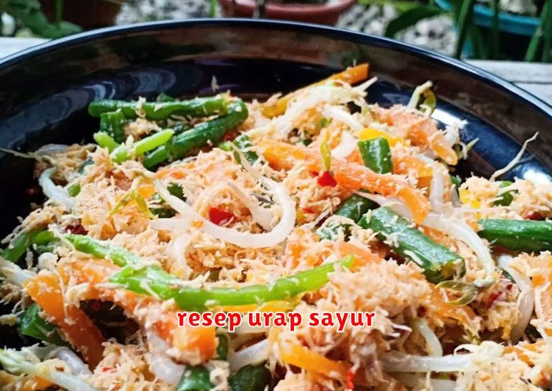 resep urap sayur