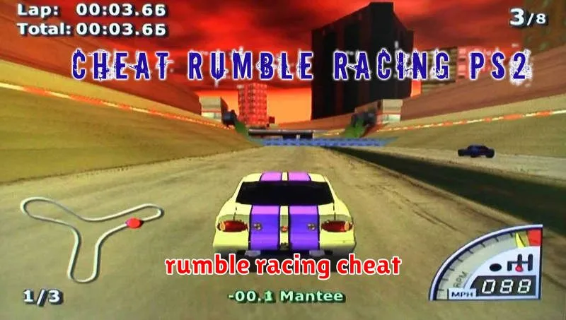 rumble racing cheat