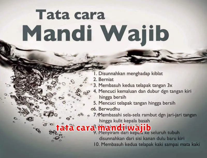 tata cara mandi wajib