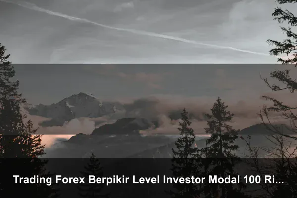 Trading Forex Berpikir Level Investor Modal 100 Ribu?