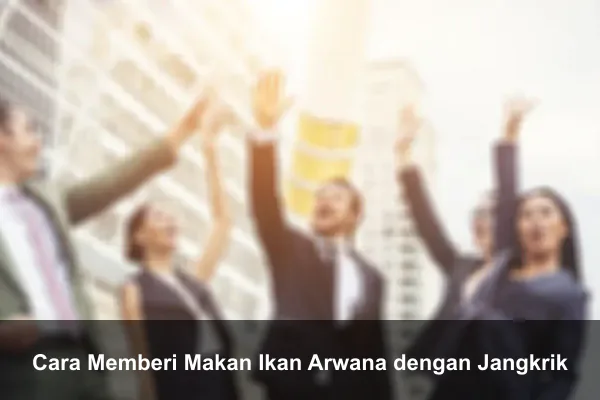 Cara Memberi Makan Ikan Arwana dengan Jangkrik